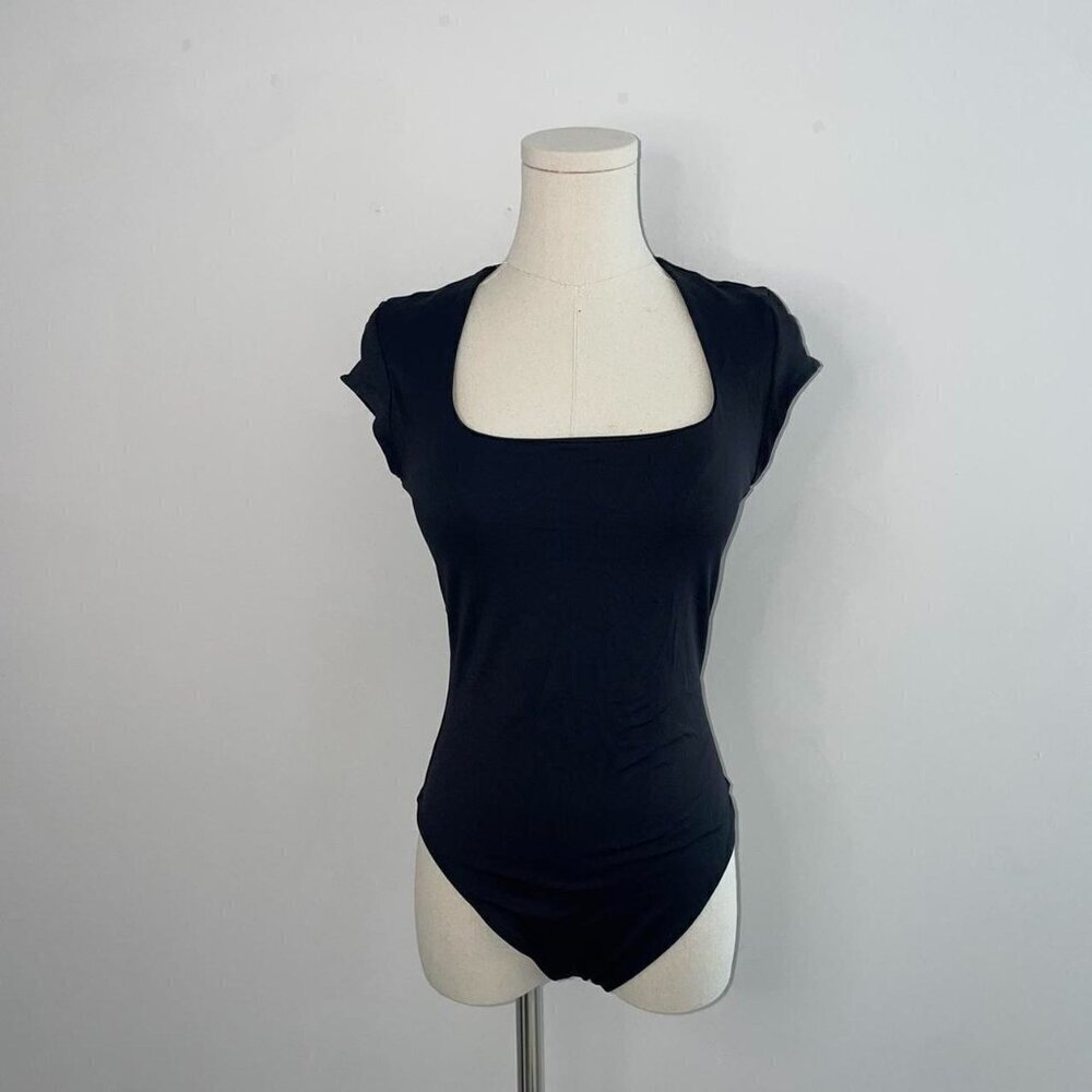RD Style Second Skin Stacy Square Neck Bodysuit | Women’s Size Medium
